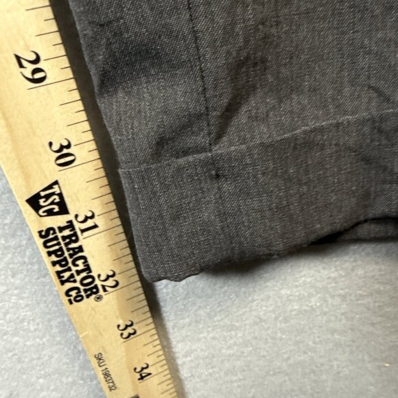 Hugo Boss Classic Dress Pants Mens 36x32 Virgin Wool Cuffed USA Made James Brown - Picture 5 of 10